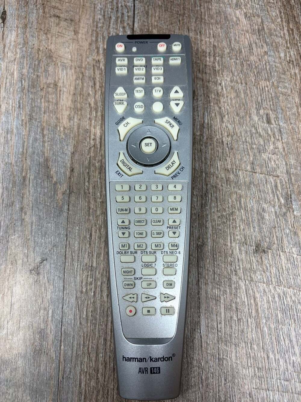 OEM Genuine Harman/Kardon AVR 146 Original Authentic Remote Control tested